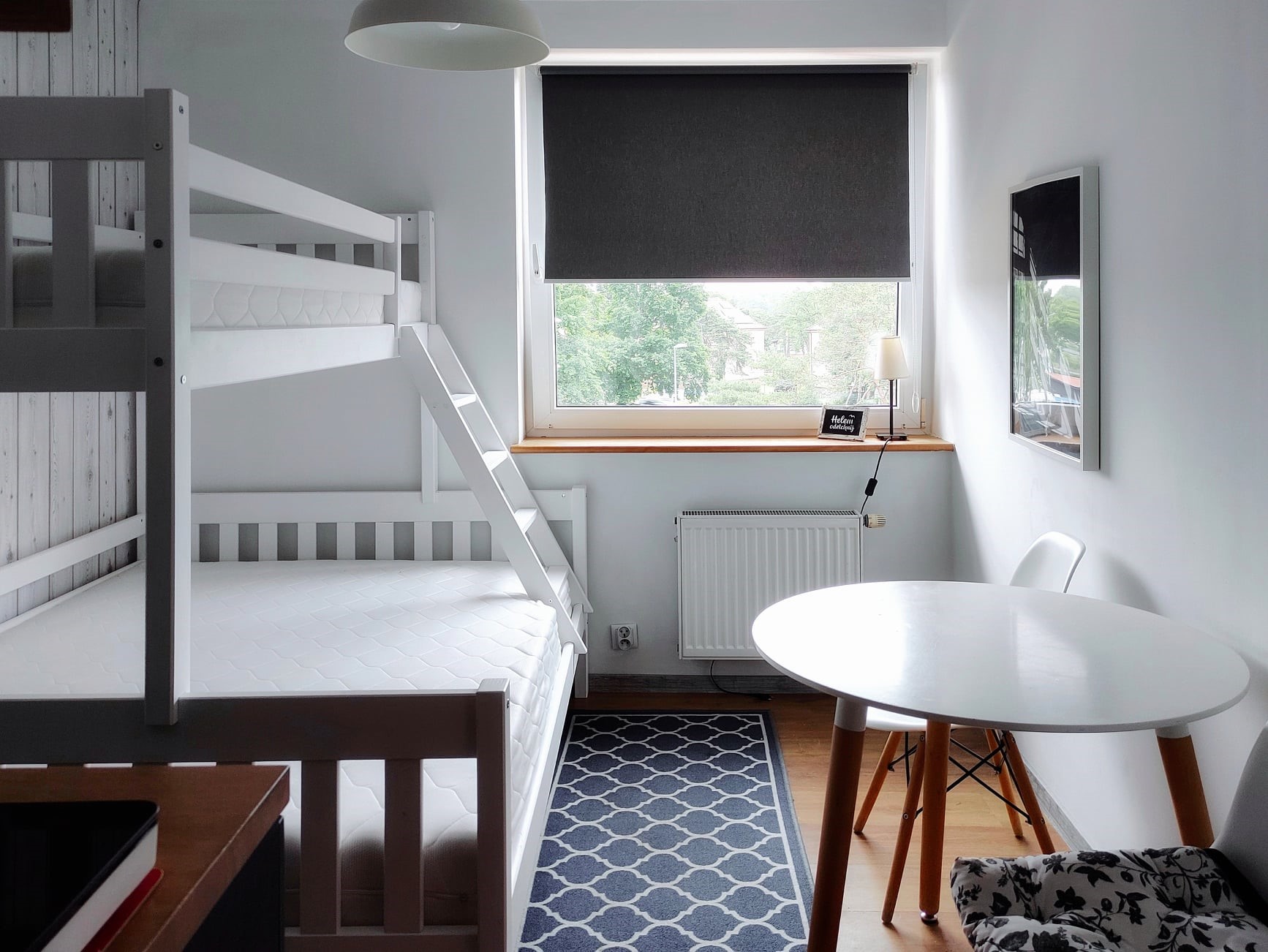 Helka: Łóżko 140x200 z antresolą 90x200.